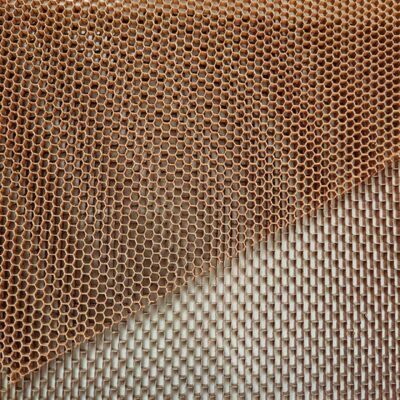 Dichtheid 48 Celgrootte 3,2 mm OX Over Uitgezet Grootte 1050*2500 Aramide Honingraat Kern