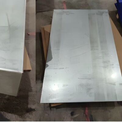 Groot formaat 2000x12000mm PCB-werktafel Aluminium honingraatpaneel toegepast op automatische productielijn-rekens