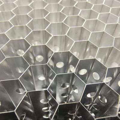 Punch Holes Slotted Aluminium Honeycomb Core Side Length 5.5mm